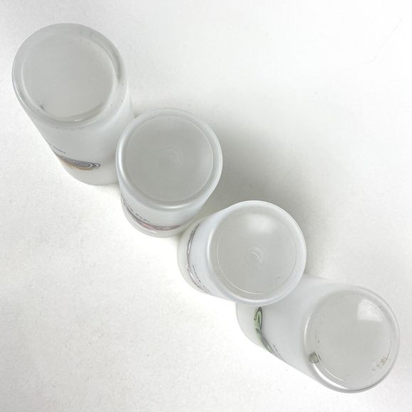 Frosted High Ball Glasses Vintage Barware Hazel Atlas Antique Autos Set of 4 - Picture 4 of 8